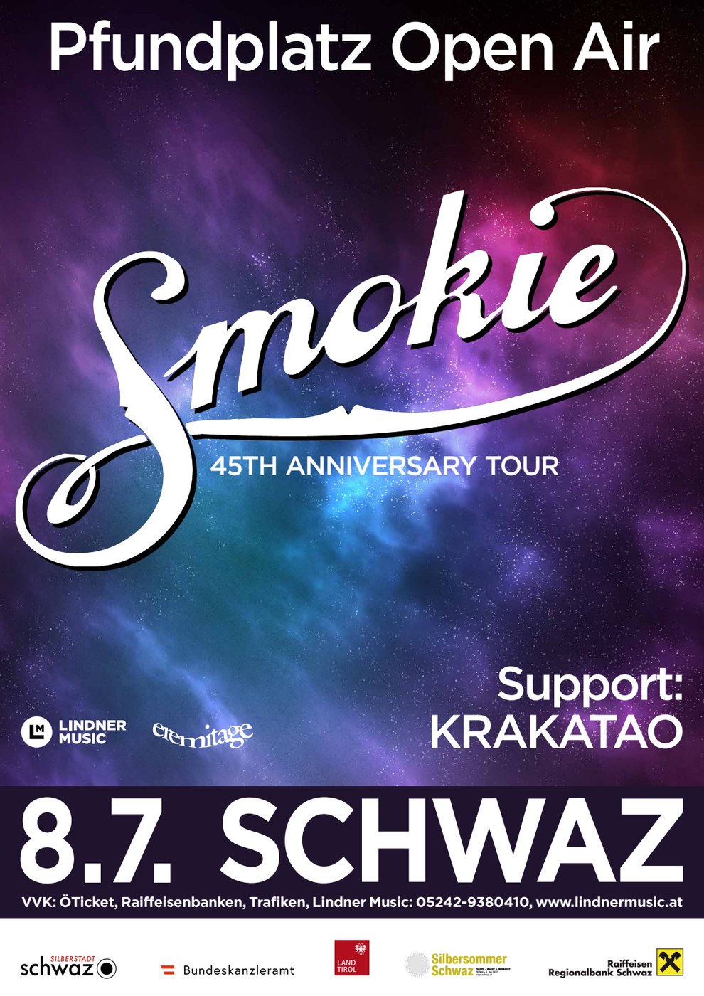 Smokie – 45th Anniversary Tour · Pfundplatz Open Air · 2022